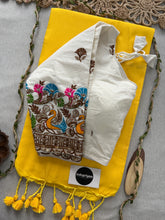Yellow Handloom Cotton Saree With Embrodery Work Redy Made Blouse